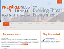 Tablet Screenshot of preparednesssummit.org